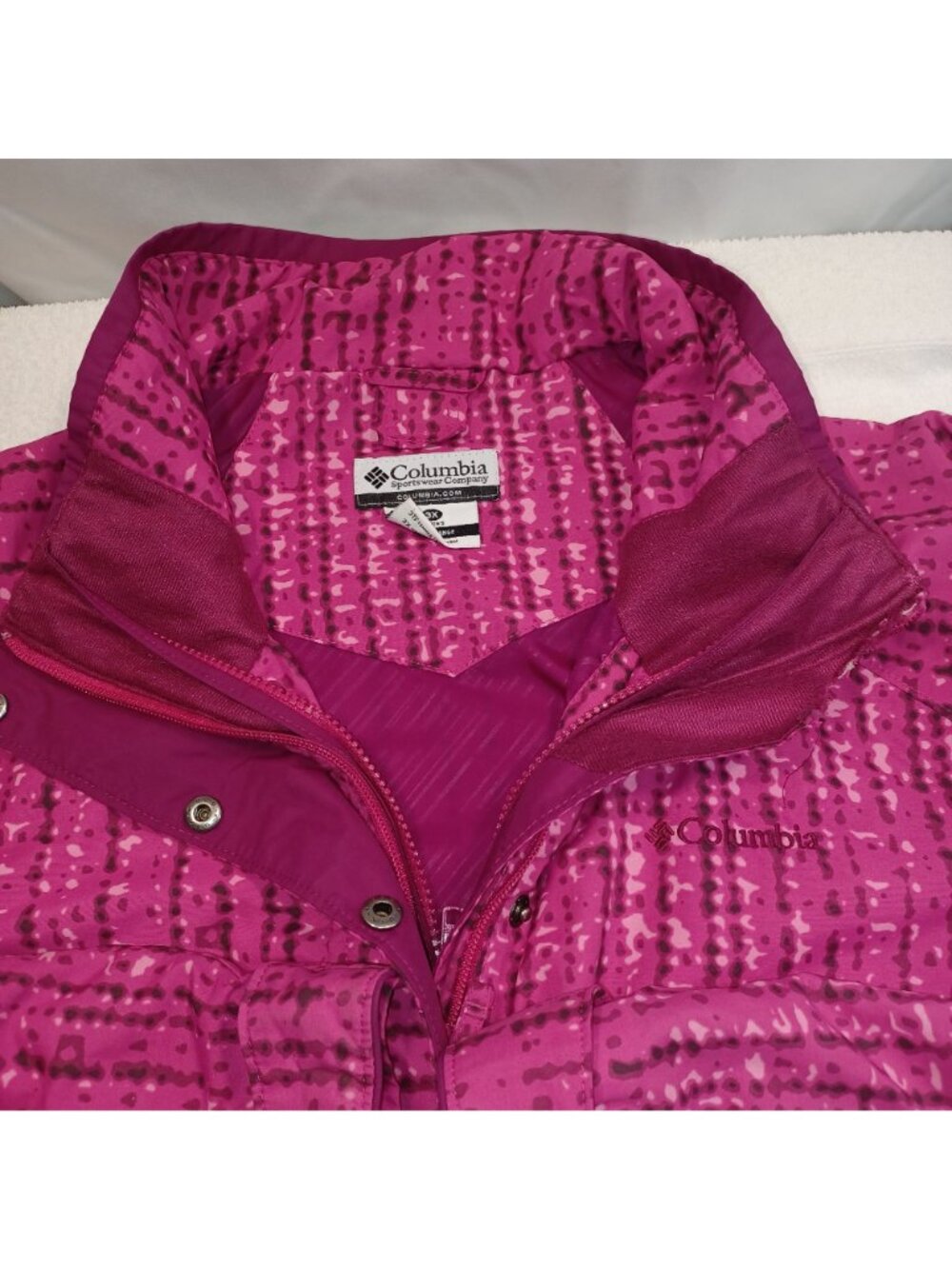 Columbia Bugaboo Windbreaker Jacket Lightweight Pink Outdoor Utility Womens 3X - Picture 14 of 16